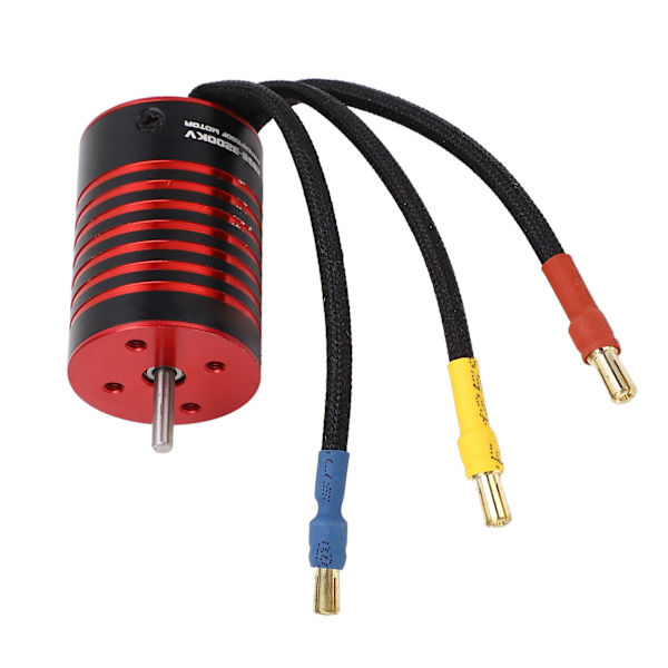 GTSKYTENRC 2838 Harjaton Moottori 4 Napaa RC Harjaton Moottori 1/14 1/16 RC Autolle Osa Musta Punainen 3200KV