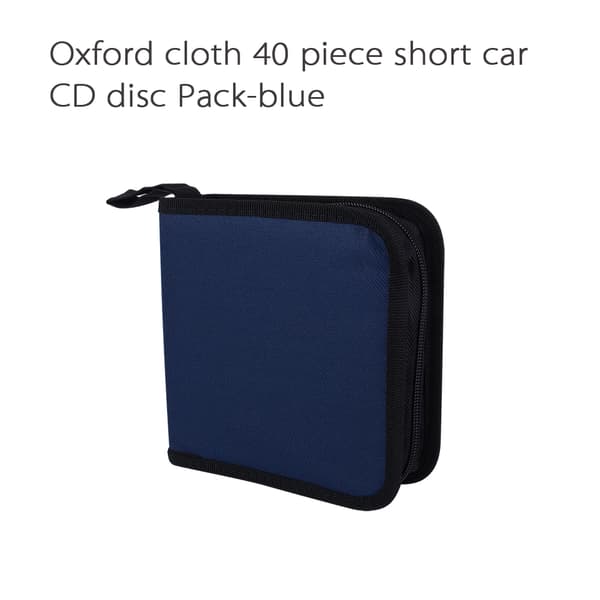 Bärbar Oxford Cloth CD DVD förvaringsväska