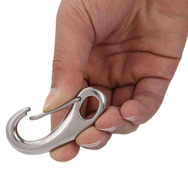 Snap-krok i rustfritt stål for dykkeutstyr Boltsett Quick Draw Shackle 50 mm