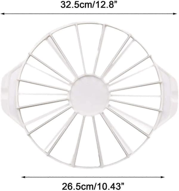 Klassisk kagedeler plast 26,5 cm, kagedeler