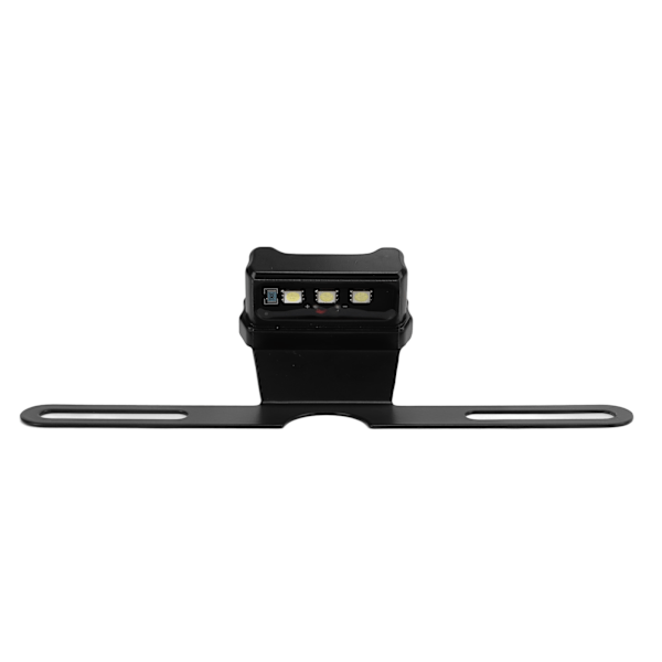 Motorsykkel Nummerplate Lampe Blå LED med Brakett Universal for Bil Lastebil Tilhenger Bobil 12V Svart Hus