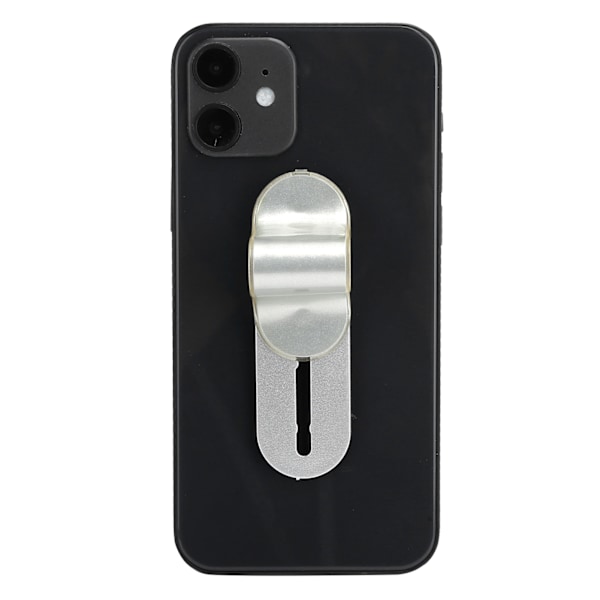 MOMO STICK Smartphone Stativ och Fingerhållare med Grepp 3-växlad Justerbar ABS Silver