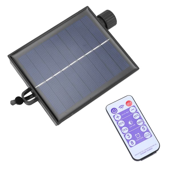 Solar String Light Control Box Automatisk Vanntett Justerbar Lysstyrke Solar Lampe String Kretskort Utgang Flat Trykk 3V