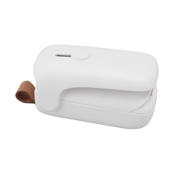 Bag Sealer 2 i 1 ABS handhållen bärbar matsnackpåsförseglingsmaskin med fjäderbenskniv