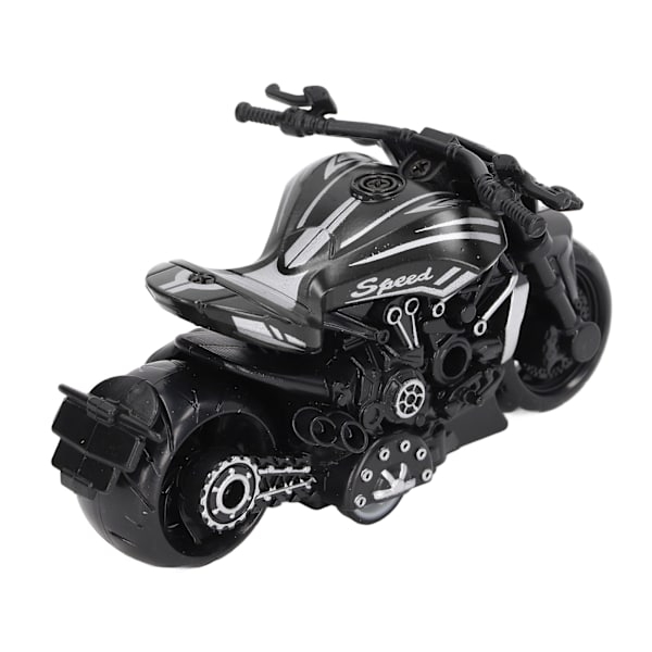 Alloy Simulerings Motorcykel Model Cool Tiny Træk Tilbage Motorcykel Legetøj til 3+ år (sort)