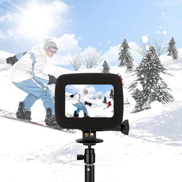 TKdaddy PULUZ PU445B Vindstøjreducerende Skumbeskyttelsesetui til GoPro Hero 8