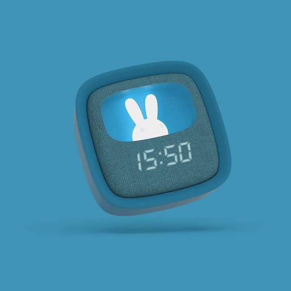 MOB Vækkeur med Lys Billy Clock Mørkeblå Marinblå LED