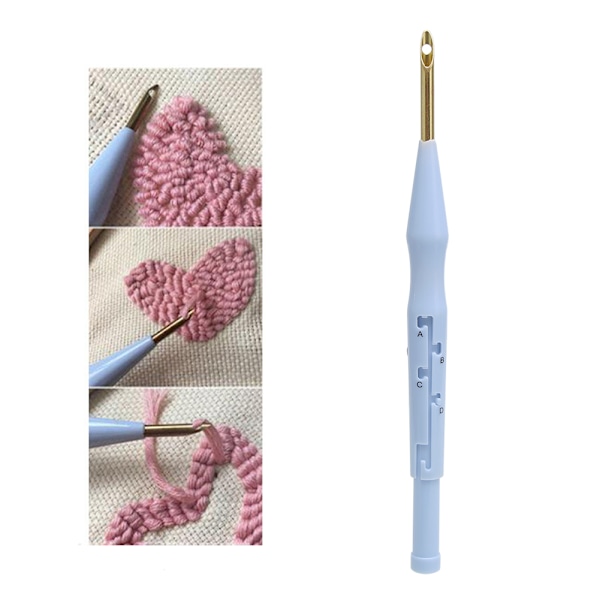 DIY Broderinål Håndværk Strikning Syværktøj Tråd Punch Nål Sytilbehør