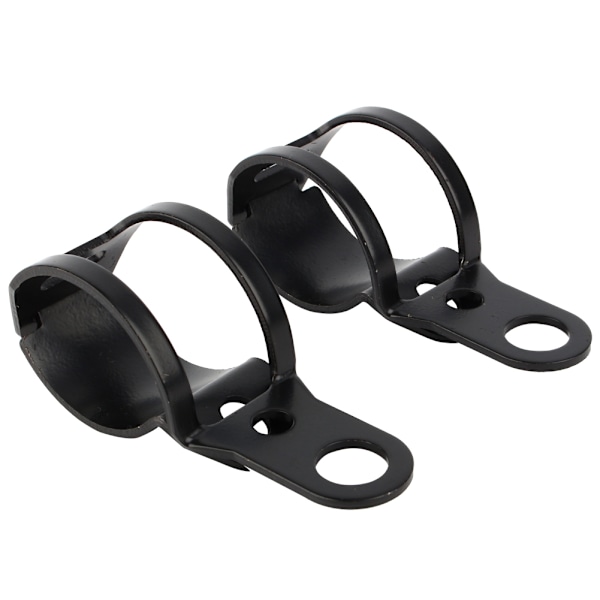 Motorcykel Blinklys Montering Beslag 30-43mm Gaffel Flytning Klemmer Sort HNH