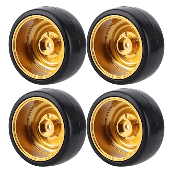 4kpl 63 mm RC-auton metallivanteet Driftdäck varaosat Tarvikkeet Sopii WPL D12 RC-kuorma-autoon