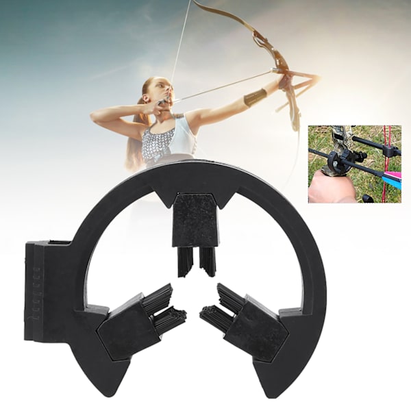 TP812 Universal Pil Rest Børst Udskiftning Udstyr Tilbehør til Bueskydning Komposit Recurve Bue Sort