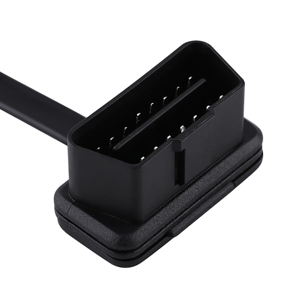 Auton OBD2-jatka-kaapeli 16-nastainen uros-naaraskytkin diagnostiikkasovitin 100 cm/39 tuuman pituus