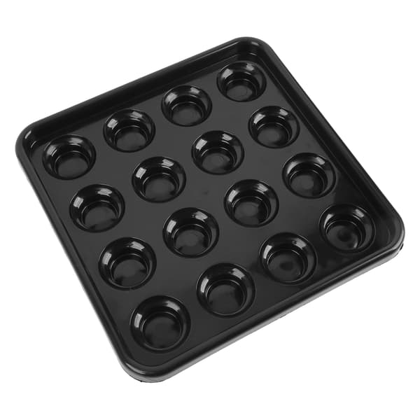 Billiard Tray Thickened Plastic 16 Holes Durable Shake-Proof Billiard Ball Tray