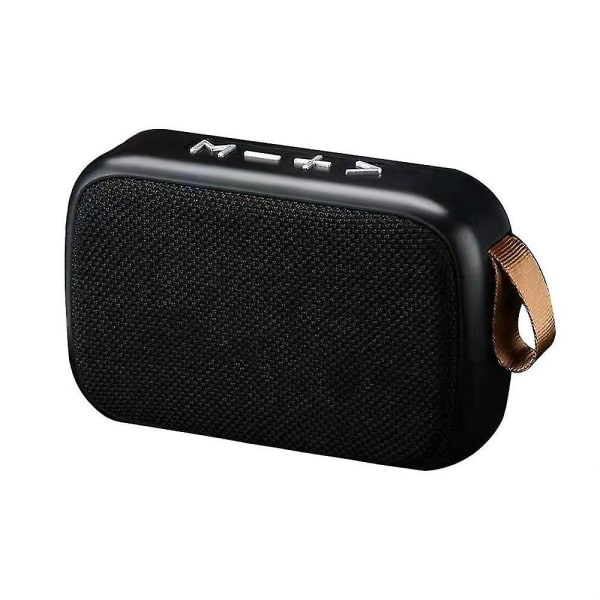 Tygkonst Bluetooth högtalare Utomhus Creative Portable Mini Subwoofer Kort Stereo Trådlöst ljudpresent black