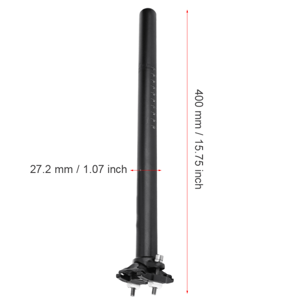 Aluminiumslegering Bjerg Vejcykel Cykelforlængelse Sæde Sadelrør Sadelpind (30.9*400mm)