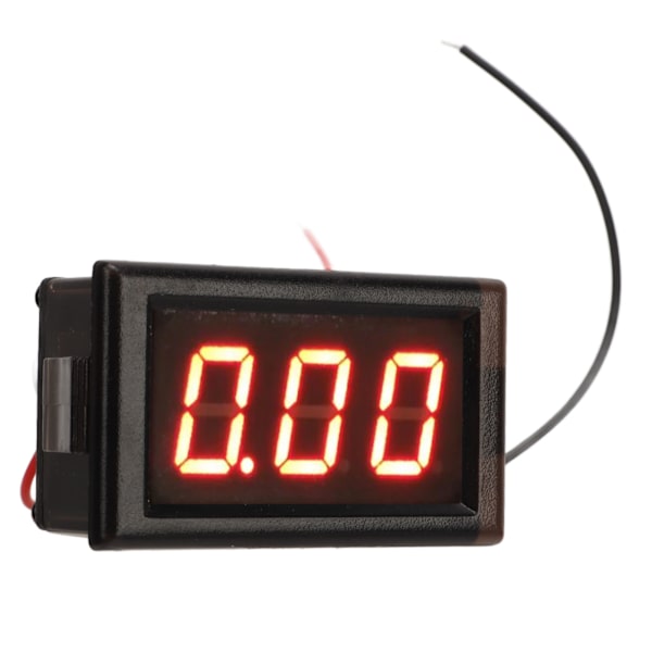 DC Ammeter with Hall Sensor LED Digital Display 50A High Accuracy Current Meter for Vehicles