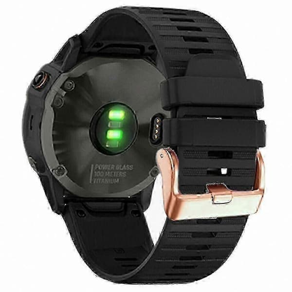 Klokkerem med rosegullspenne til Garmin Instinct 2S Black