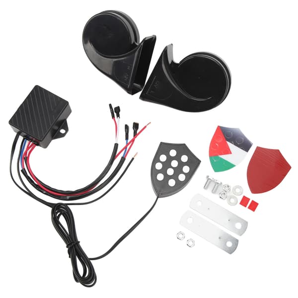 Elektronisk Hornsystem 12V 150dB Alarmlyd Fjernkontroll Universell Passform for Bil Sedan Lastebil SUV