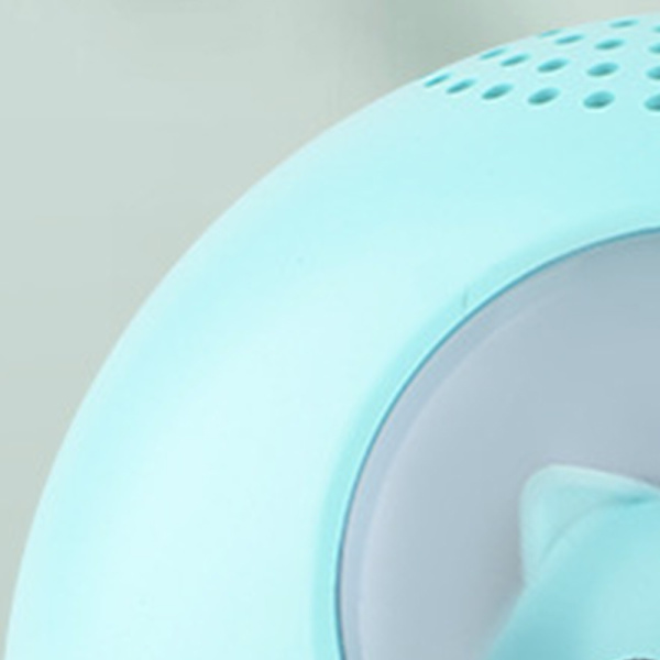 Nattlampa Bluetooth-högtalare Bärbar Hög Ljud Söt Smart Bluetooth-högtalare för Sovrum Blå 3.0 HD