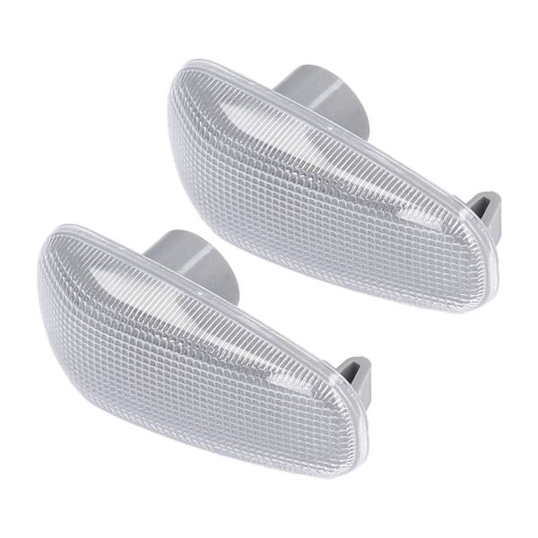 2 stk sideblinklyslinser med pakninger for DODGE SPRINTER 2500 3500 2003-2006 Hvit