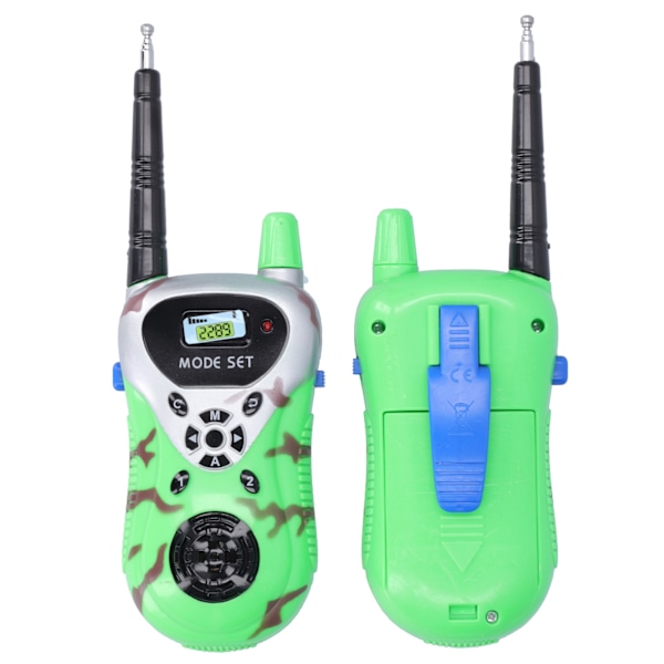 2 st Walkie Talkies Handhållna Mini Fjärrkontroll Smart Trådlös Samtal Förälder-Barn Interaktion Leksaker Present