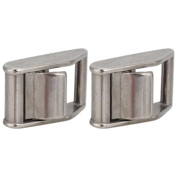 2 stk. Kamspændebånd 316 Rustfrit Stål Heavy Duty Tryk Spændebånd Surring Last 27mm