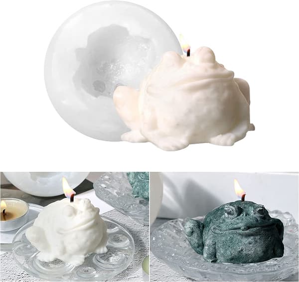 3D Frø Tudse Silikoneforme Dyrehjerteform til