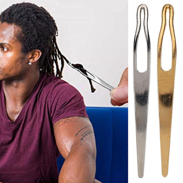 2pcs Dreadlocks Start Needle Weaving Crochet Needle Wig Making Tool