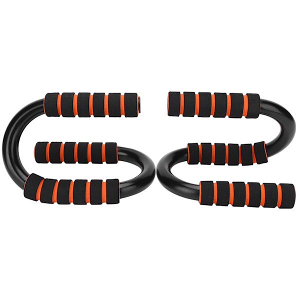 1 par/sett S-type Push Up-stativ Kroppsbygging Fitness Push-up-stenger med skum polstrede grep