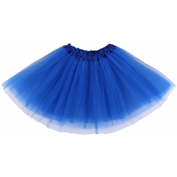 Vuxen klassisk elastisk 3-lagers Tutu-kjol i tyll för dansfester
