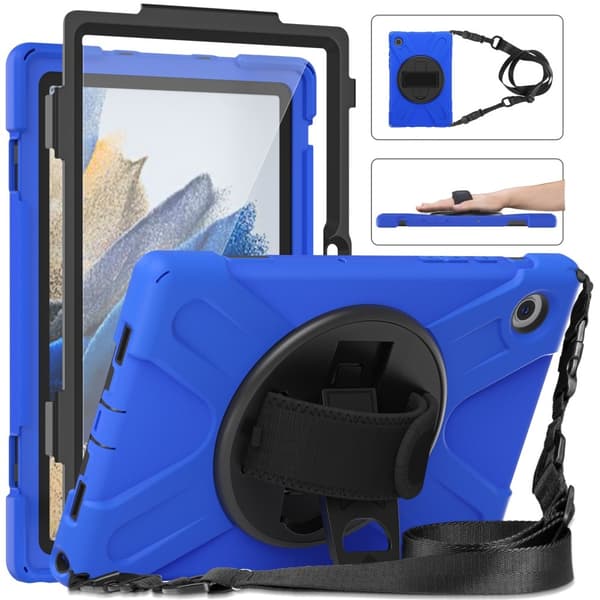 Galaxy Tab A8 10.5 Roterende X-Shape Hybrid Cover 442