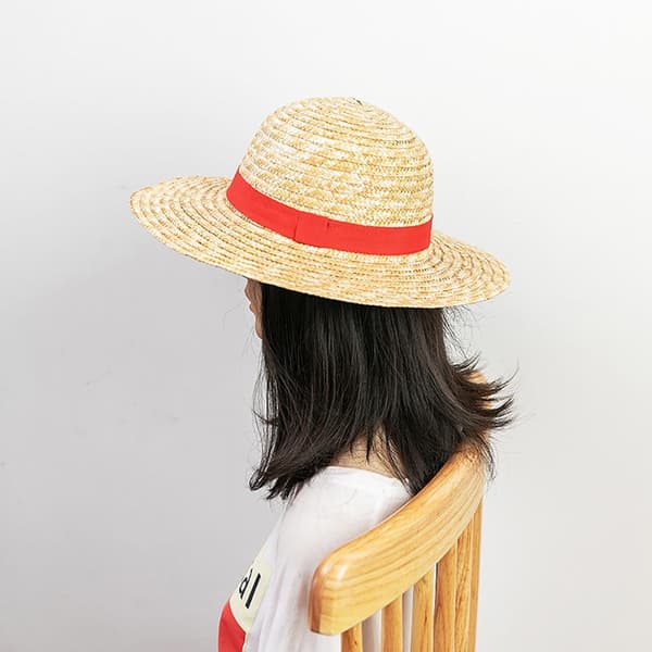 Luffy stråhatt multifunksjonell anime figur Solbeskyttelse halmhatt Cosplay solhatt for voksne