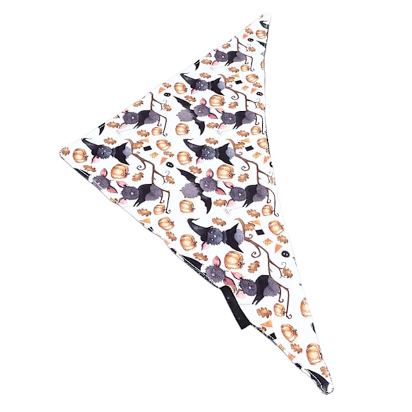 Halloween Hund Bandana Unikt Mønster Pet Hund Trekant Smekke Halsklæde til Halloween Kæledyr Kostume Tilbehør Dekoration