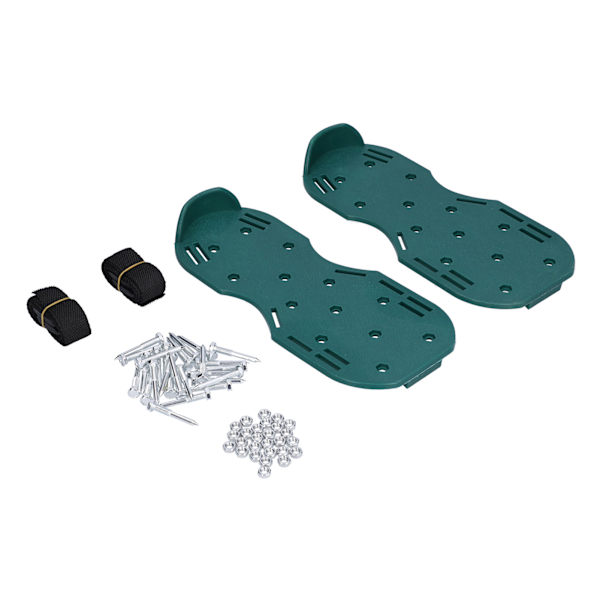 Lawn Aerator Sandaler Copolypropen Gröna dubbade skor för Yard Patio Garden Excavation