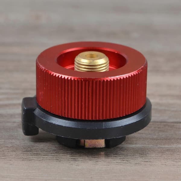 st campingköksadapter propanadapter lindalventil butanbehållare adapter cylinder gaspatron Red