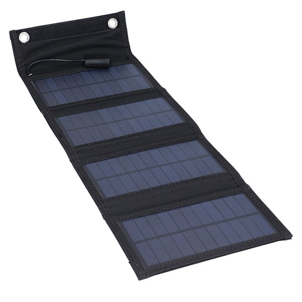10W 5V USB Solpanel Vikbar Bärbar Polykristallina Solcellsladdare för utomhusbruk