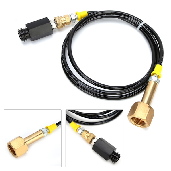 1,7 m CGA320 Gevind CO2 Sodavand Ekstern Slange Adapter Sæt til Køkken Sodavand Cylinder Spand