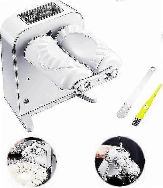 Elektrisk Ravioli Shaper Form Automatisk Dumpling Maker med Ske og Børster