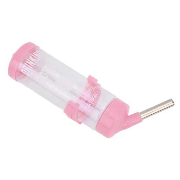 Hamster Vattenflaska Dispenser Automatisk Droppande Dricksfontän för Hamster för smådjur Rosa 250ML