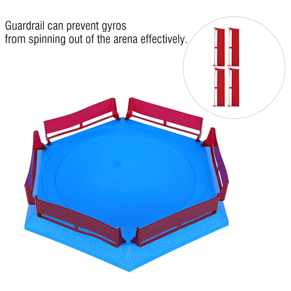 Burst Gyro Arena -kiekko Jännittävä Duel Spinning Top Dreidel leluvarusteet Lapsen lahja (Kiiltävä sininen)