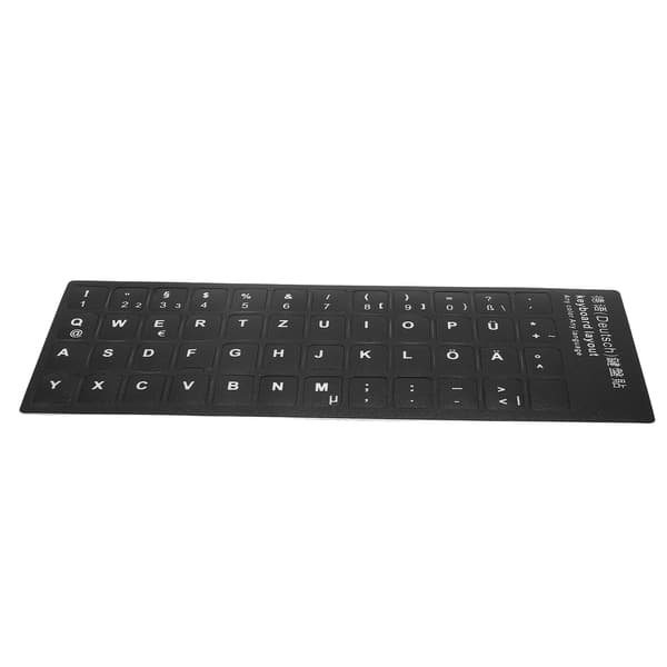 Erstatningsmærkat til tysk tastatur til bærbar computer