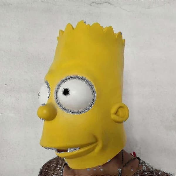 Simpsons Bart-mask Halloween-mask av hög kvalitet i latex - XN