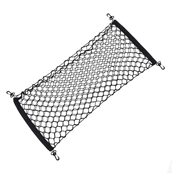 Bagagerumsnet til bagage 1 meter lang 70 cm bred Nylon gummibånd strækbar 4 knaphuller kroge Bagagerumsnet Cargo Net