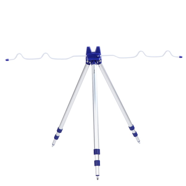 Justerbart Teleskopiskt Fiske Spöställ Aluminiumlegering Tripod Hållare Stöd 5 Stång 1.2m
