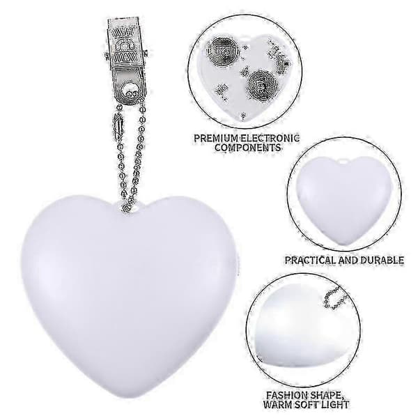 Auto Sensor Touch Activated Purse Light, Mini Heart Night Light for Handbag Bag hwy 5 5 5