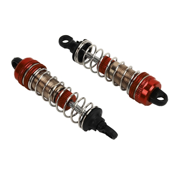 2 kpl 76 mm RC-auton hydraulinen iskunvaimennin alumiiniseosöljyiskunvaimennin SCY 16101 16102 16103 16201 1/16 RC-autolle Punainen