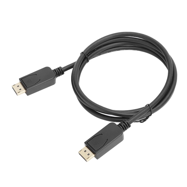 DP til DP-kabel Svart ABS-materiale Versjon 1.2 for dataskjermkonverter 4k 60hz 3 meter