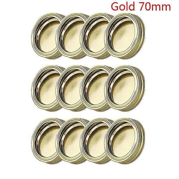 24 Mason Jar Canning Lock Rustbestandige Erstatningsskrueringer Silver S