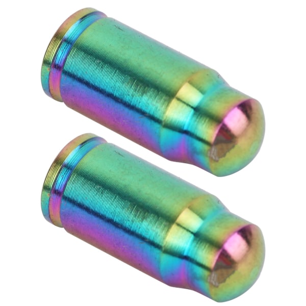 2 stk Titanium Legering Ventilkapsler til Cykel Dæk Støvbeskyttelse Landevejscykler Tilbehør Fransk Ventil Farverige