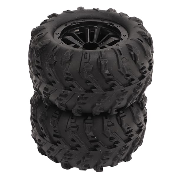 2 st 85mm RC-bildäck 47mm Bredd 12mm Hexadapter Gummibilbytesdäck för SCY 16101 16102 1/16 RC-bil